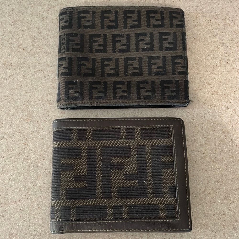 Fendi men’s wallets selling them both